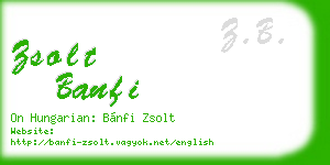 zsolt banfi business card