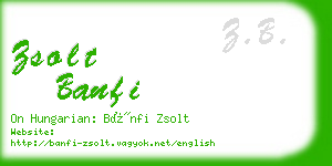 zsolt banfi business card